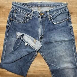 Edwin Selvedge Jeans Men 32x34 Blue Straight Leg Washout Denim Japan‎ Fits 30x29